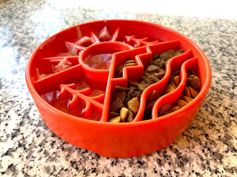 Great Outdoors Enrichment Slow Feeder Bowl for Dogs