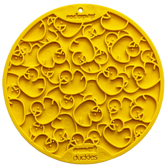 Ducky Dog Lick Mat with Suction Cups